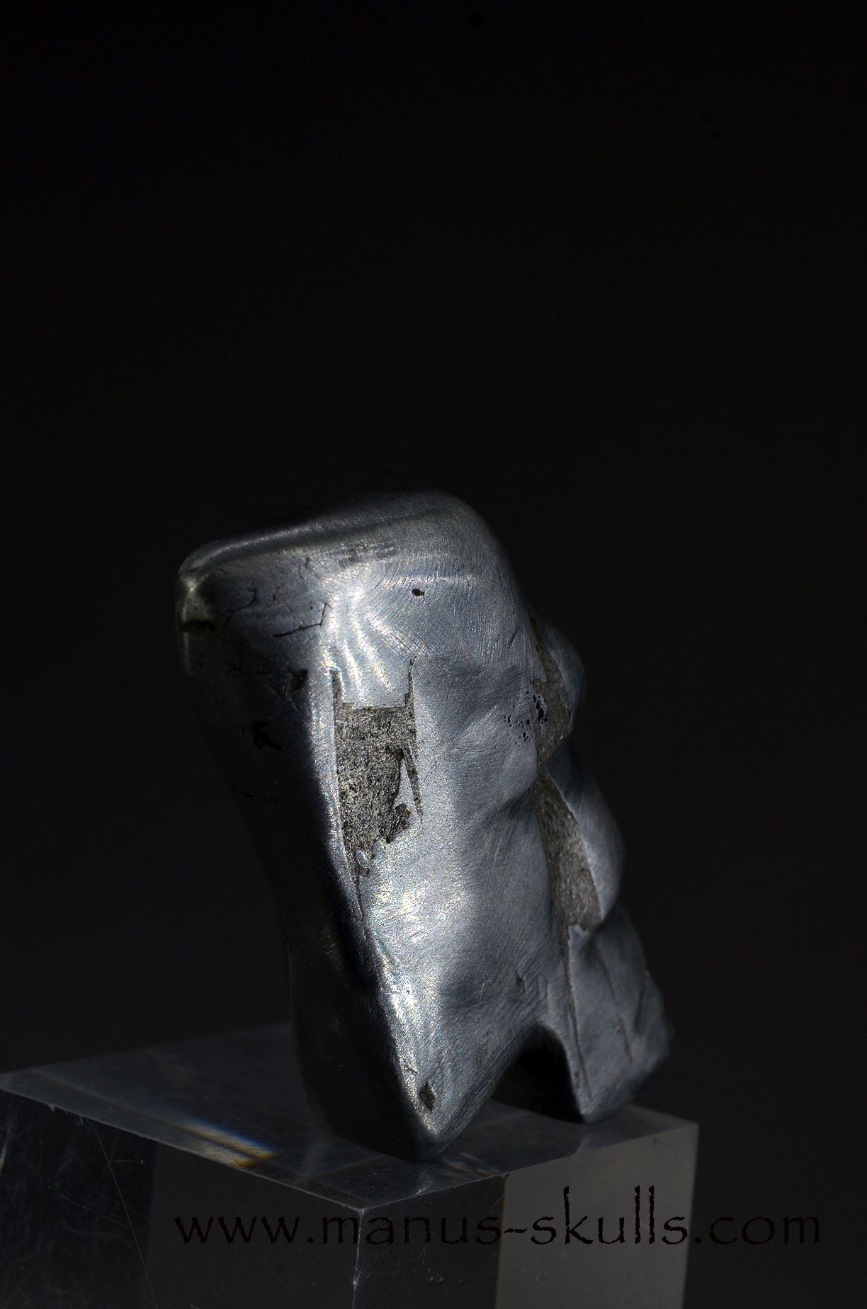 Aletai Iron Meteorite Tribal Skull
