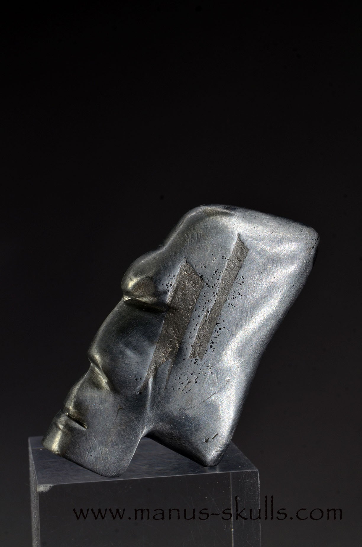 Aletai Iron Meteorite Tribal Skull