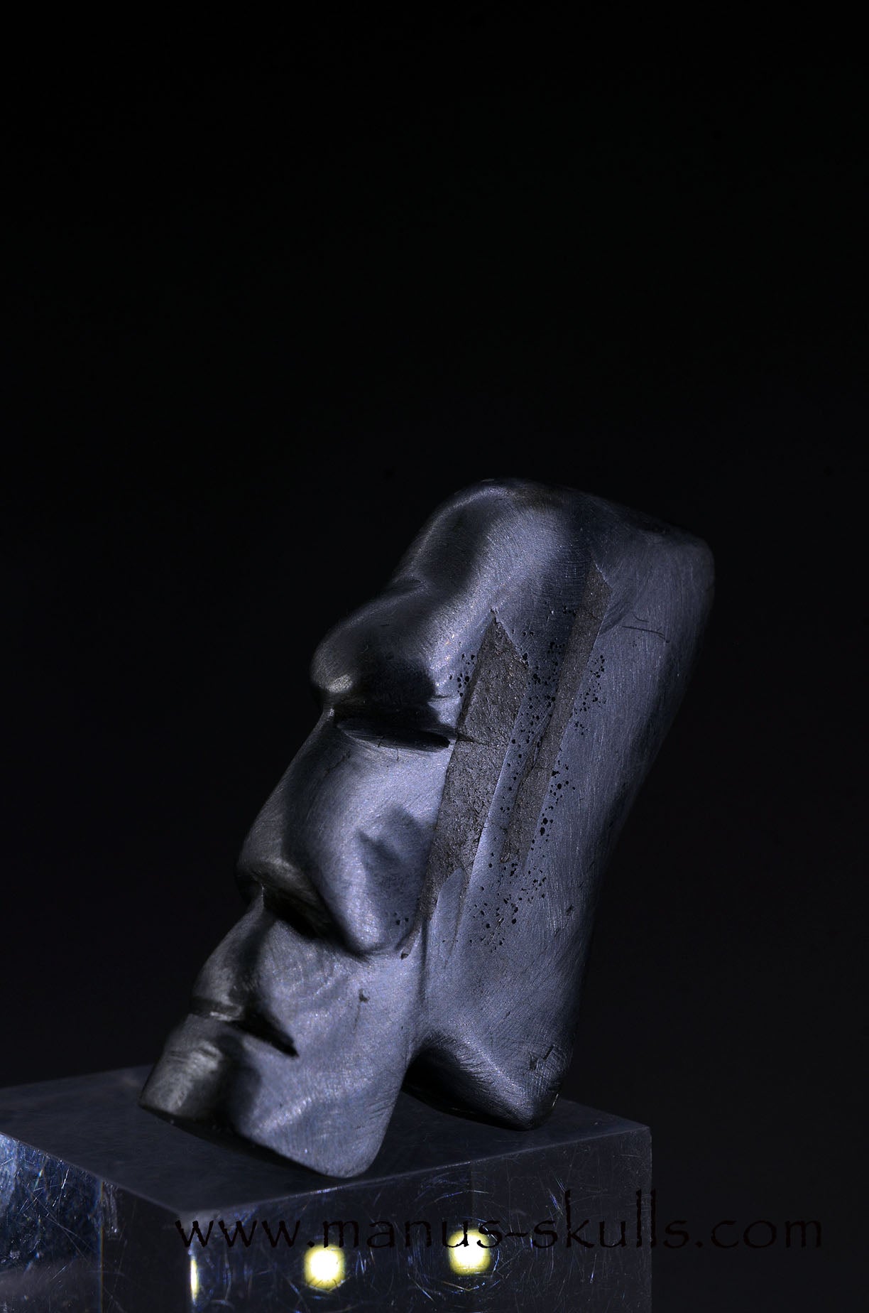 Aletai Iron Meteorite Tribal Skull