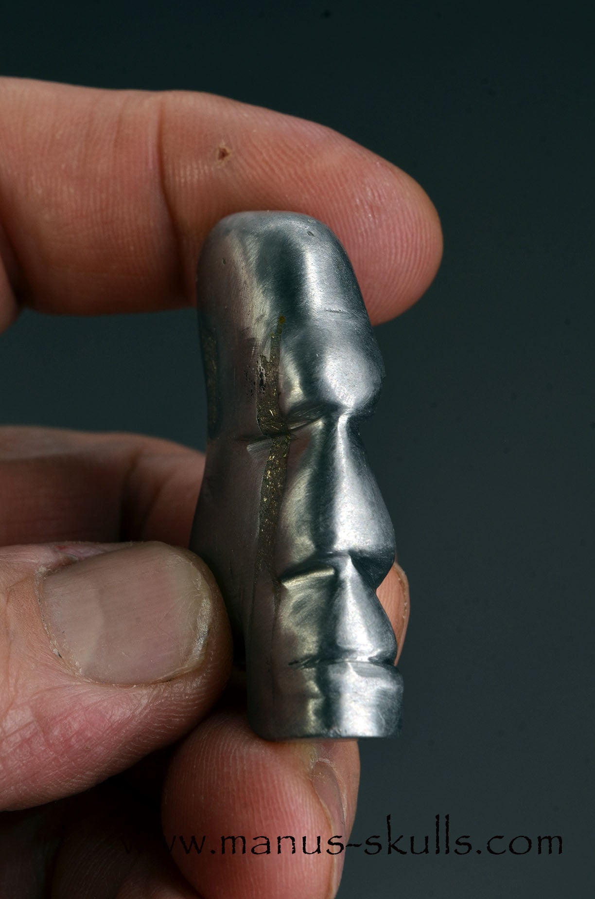 Aletai Iron Meteorite Tribal Skull