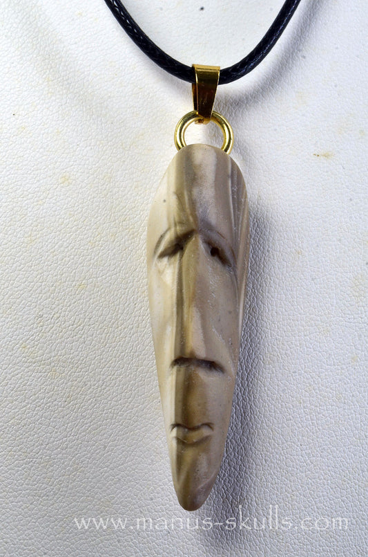 Polish Flint Tribal Pendant