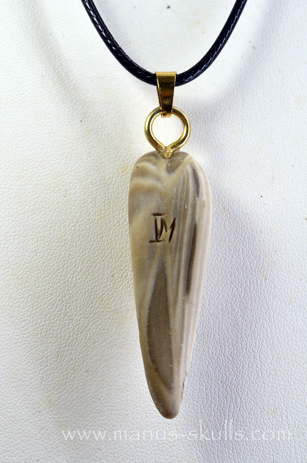 Polish Flint Tribal Pendant
