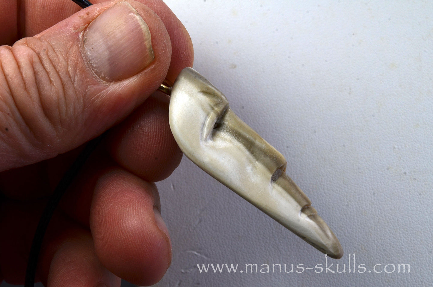 Polish Flint Tribal Pendant