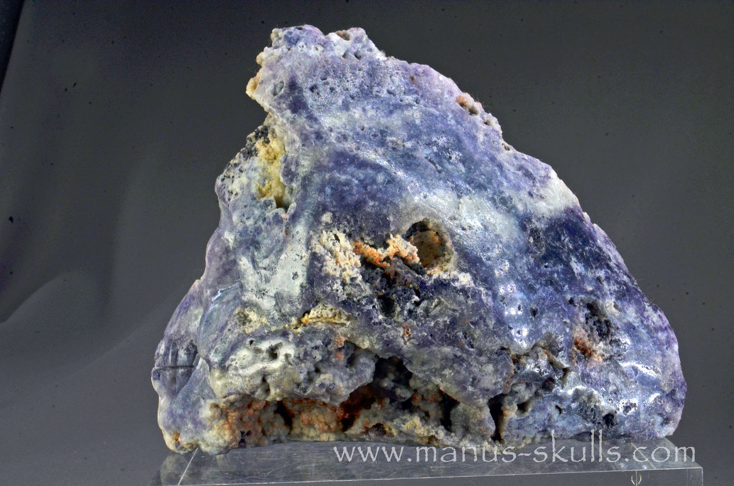 Rare Morado Agate Skull
