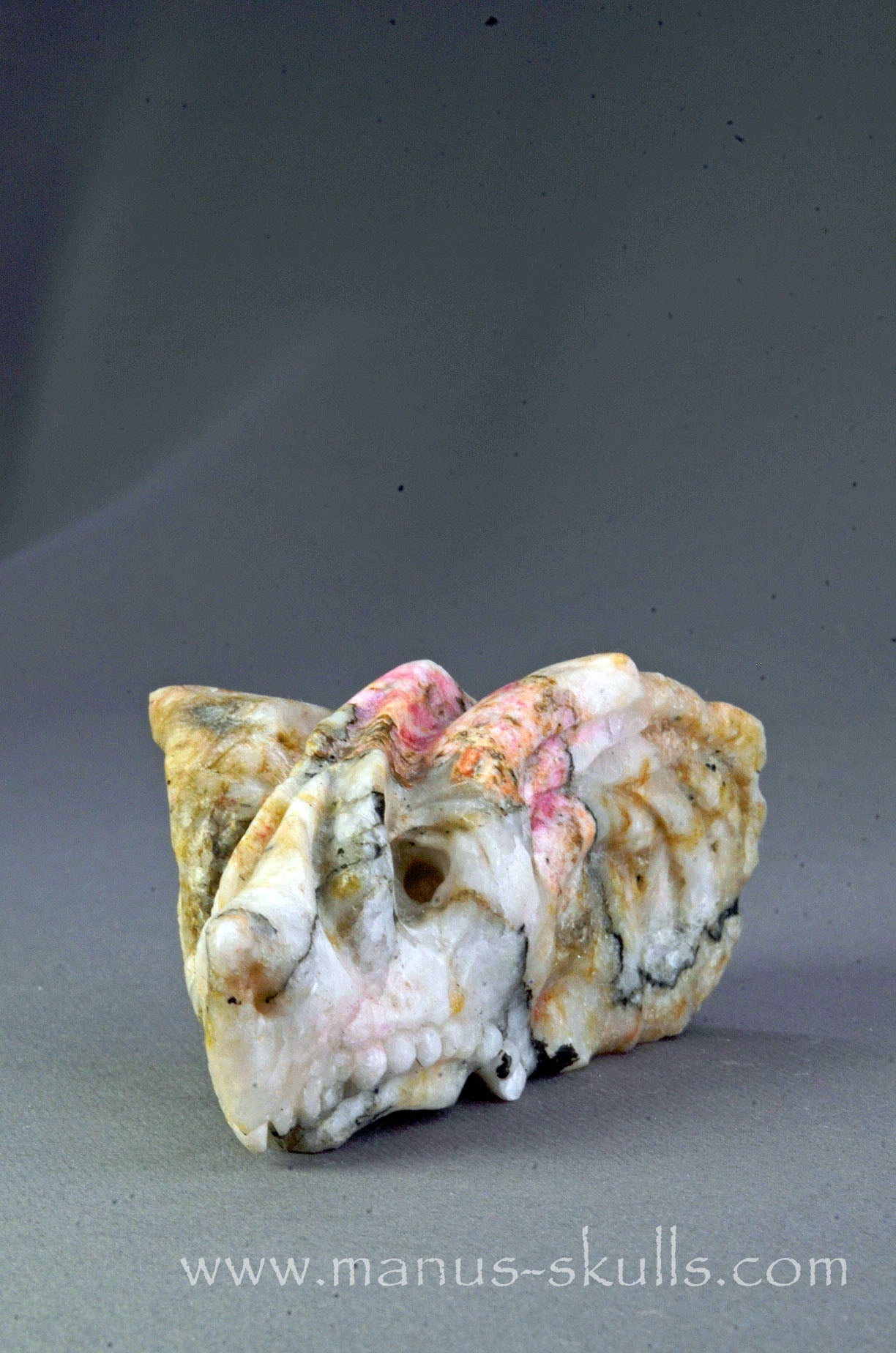 Manus skulls Evolians Dragolians unique Crystal Carvings handmade skulls dragons pendants preseli bluestone tribals spiritual meaning wand Unicorn .. tugtupite