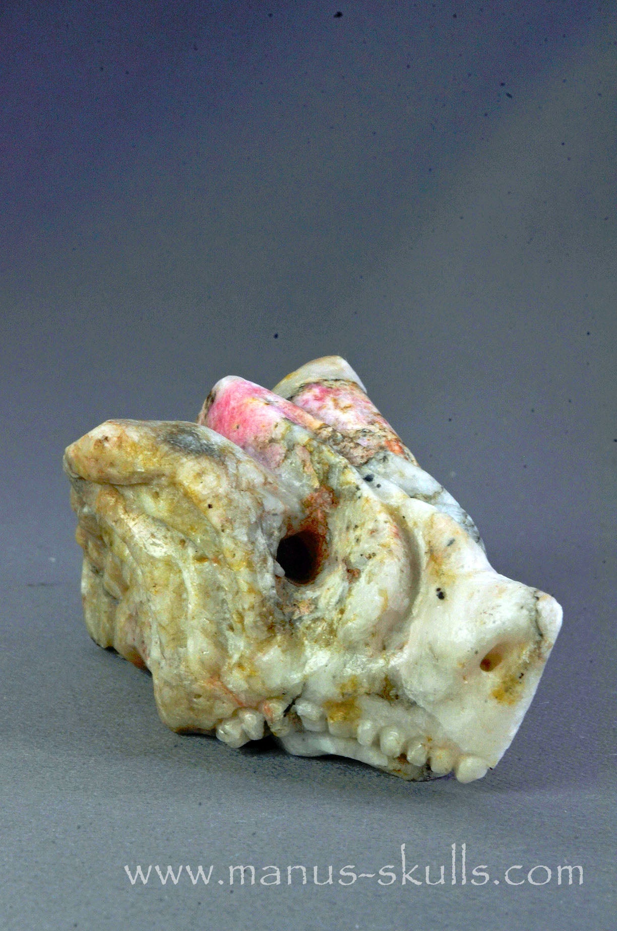 Manus skulls Evolians Dragolians unique Crystal Carvings handmade skulls dragons pendants preseli bluestone tribals spiritual meaning wand Unicorn .. tugtupite
