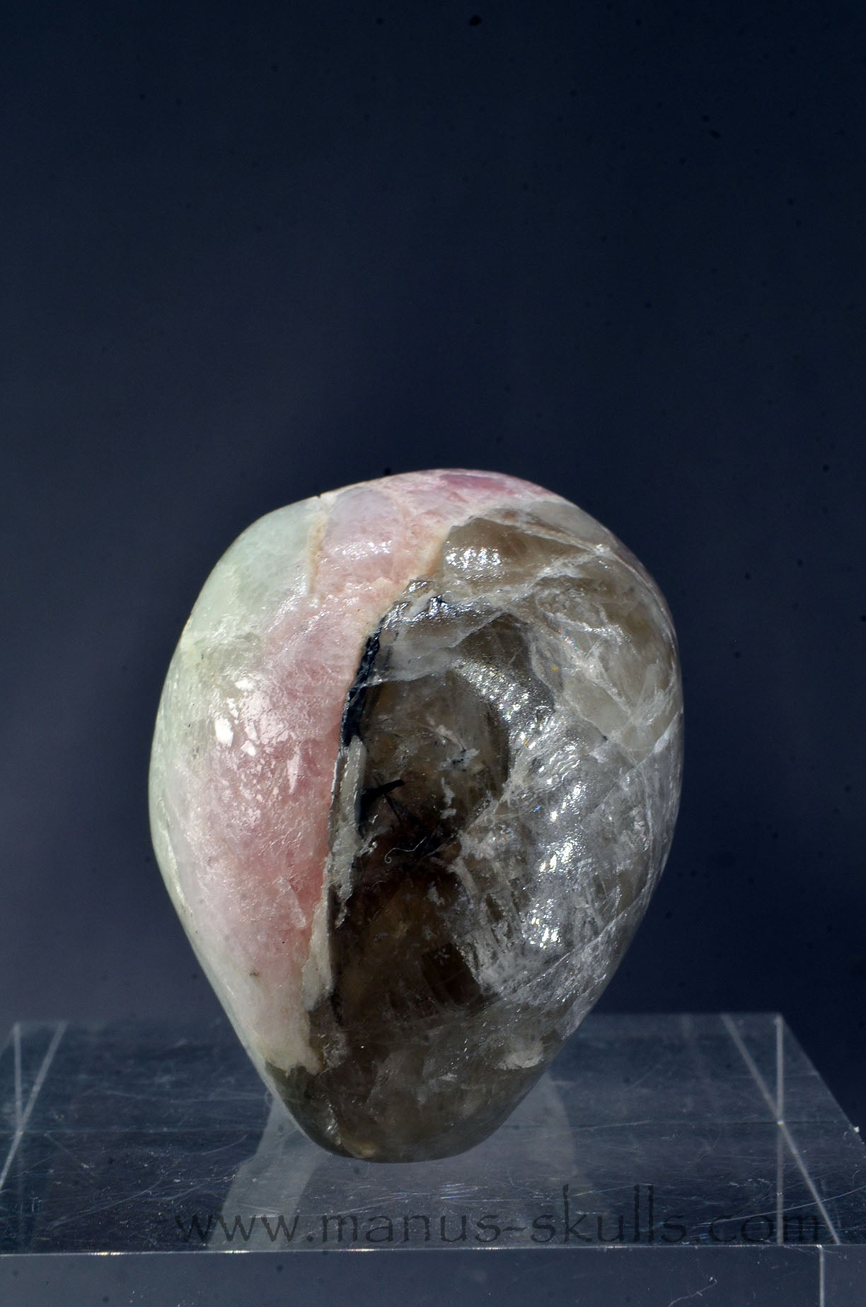 Morganite Skull