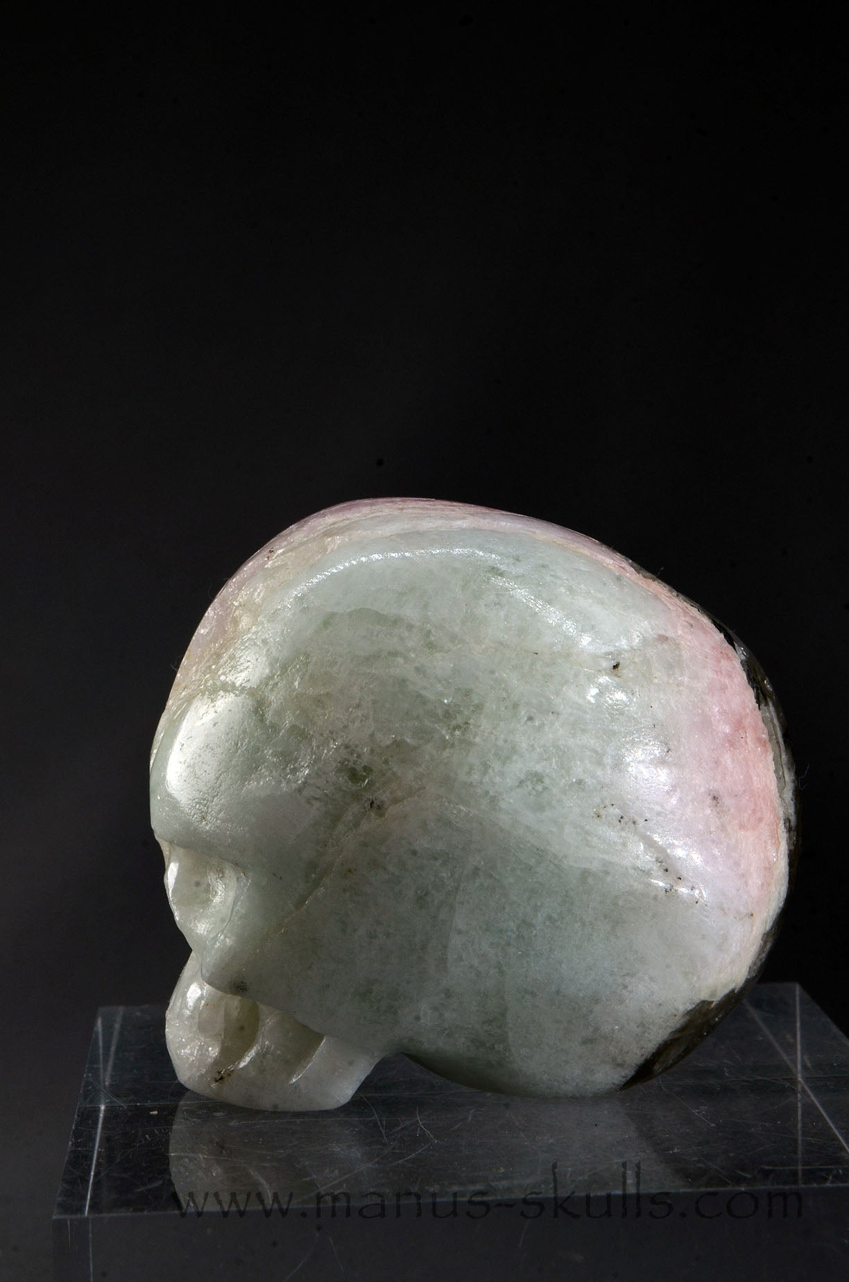 Morganite Skull