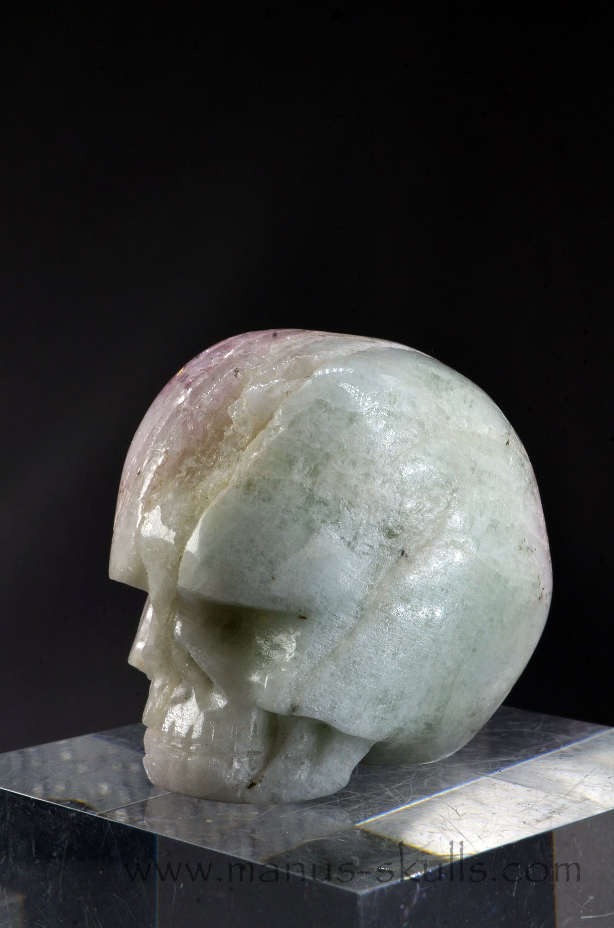 Morganite Skull