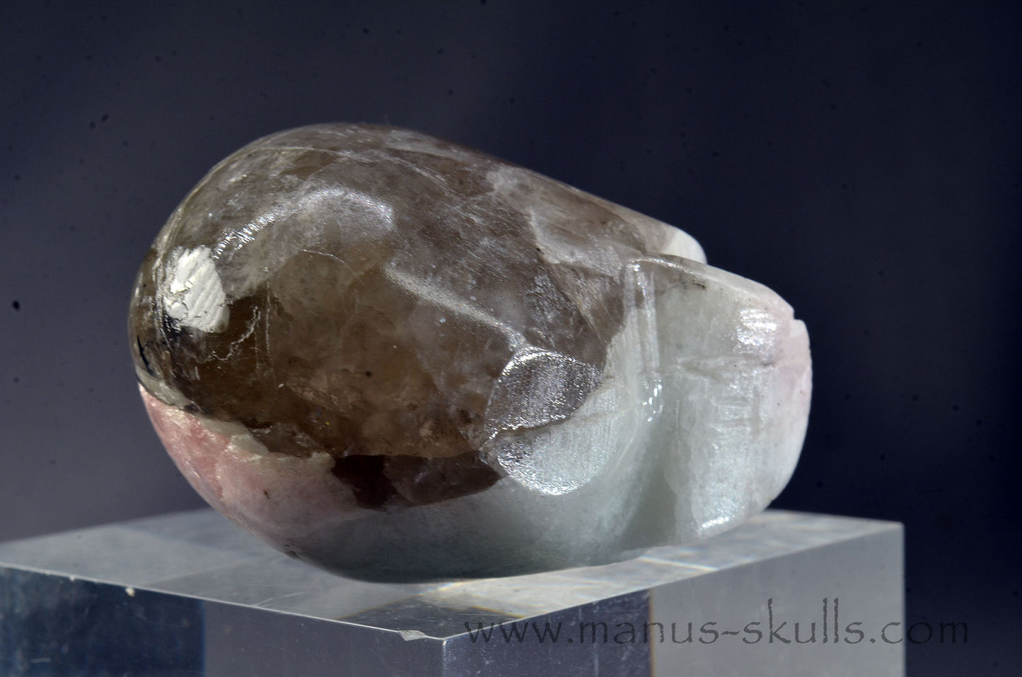 Morganite Skull