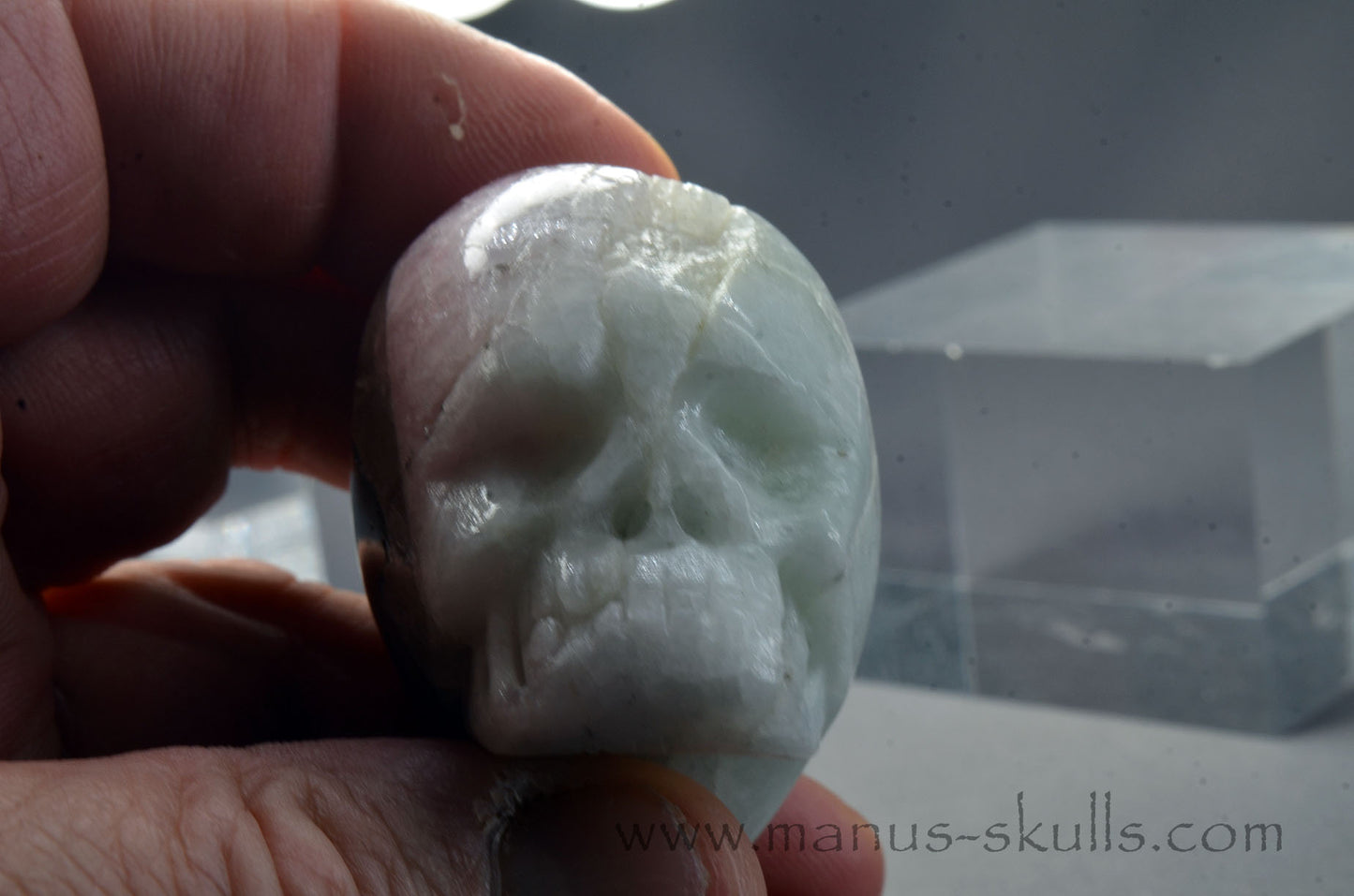 Morganite Skull