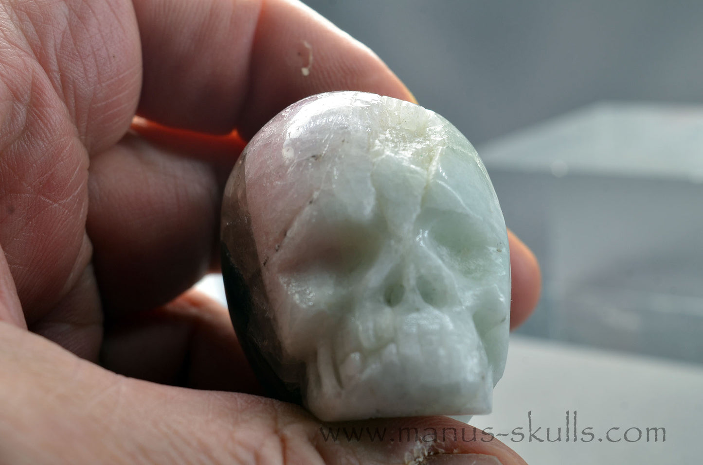 Morganite Skull