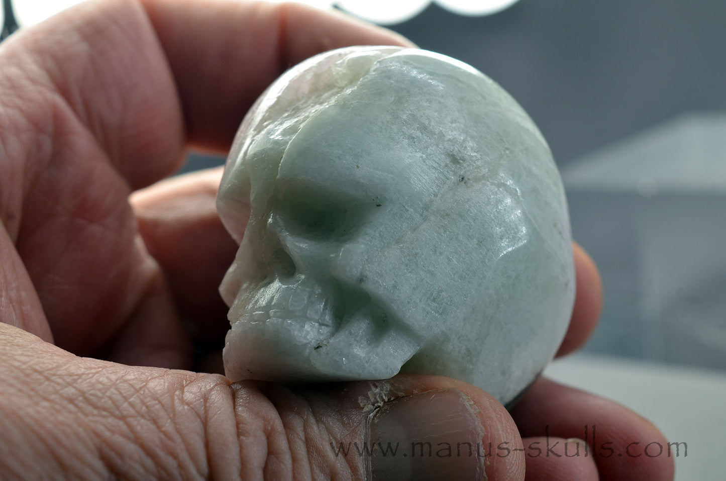 Morganite Skull