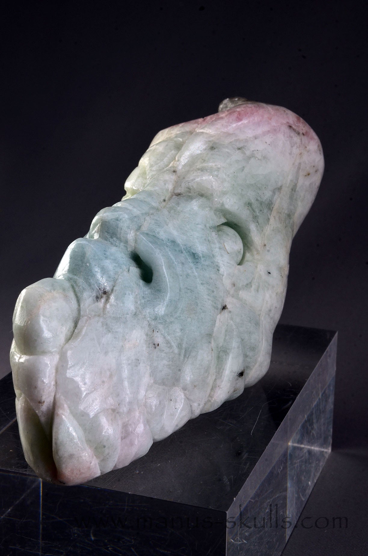 Manus skulls Evolians Dragolians unique Crystal Carvings handmade skulls dragons pendants preseli bluestone tribals spiritual meaning wand Unicorn ..  morganite