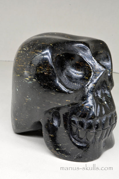 Huge Nuummite Skull ....