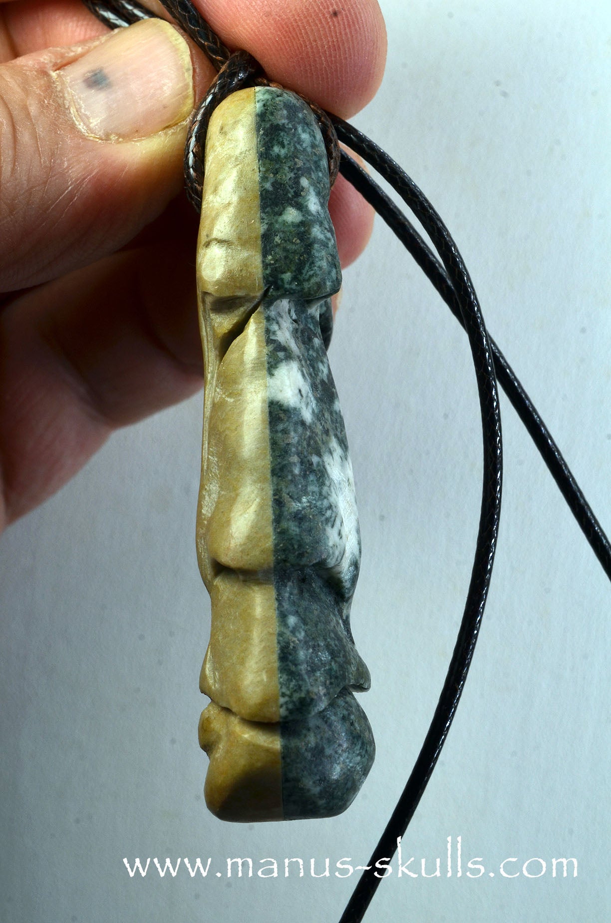 Sarsen Stone / Preseli Bluestone Tribal Pendant. 4 Faces!!
