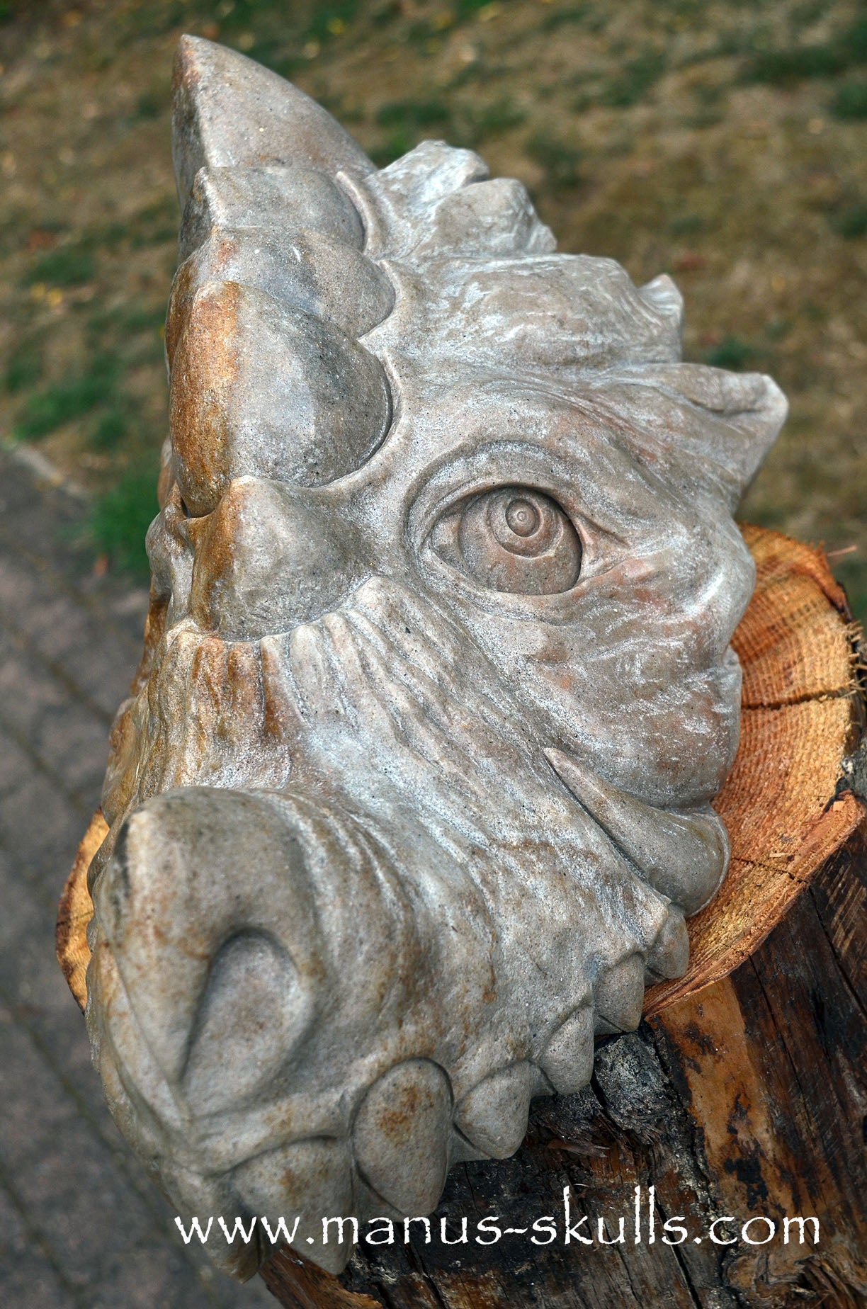 RIESIGER Preseli-Blaustein-Meisterdrache (20 KG)
