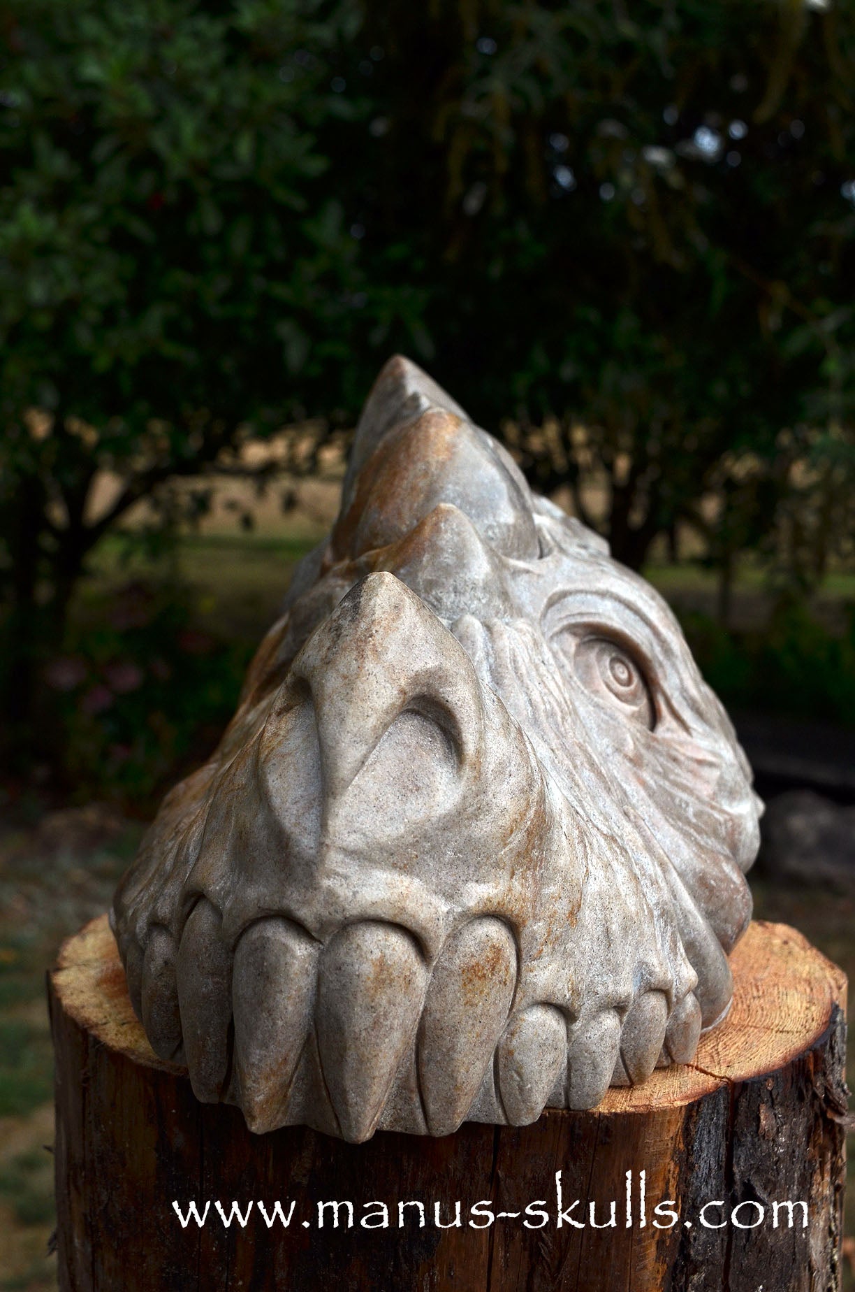 RIESIGER Preseli-Blaustein-Meisterdrache (20 KG)
