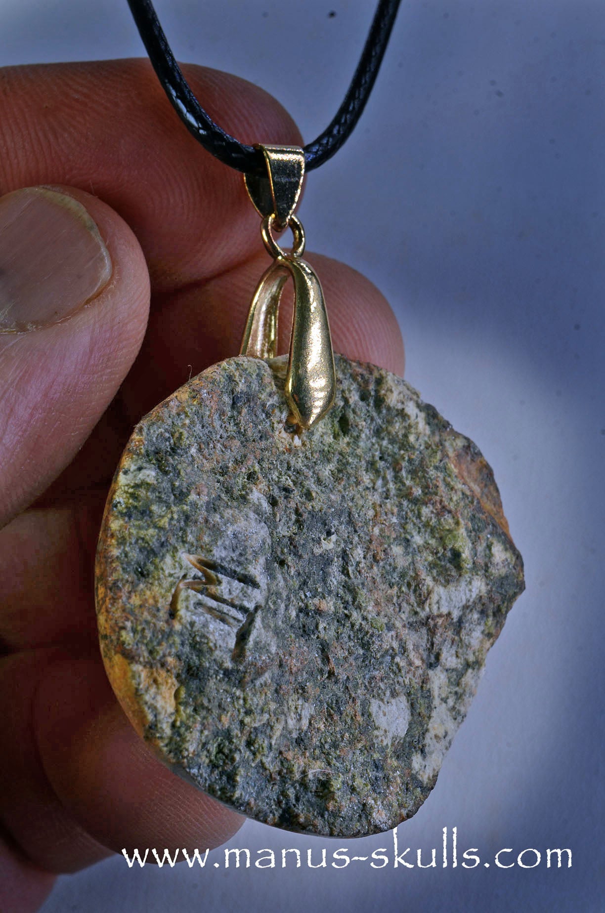 Preseli Bluestone Spiral Pendant
