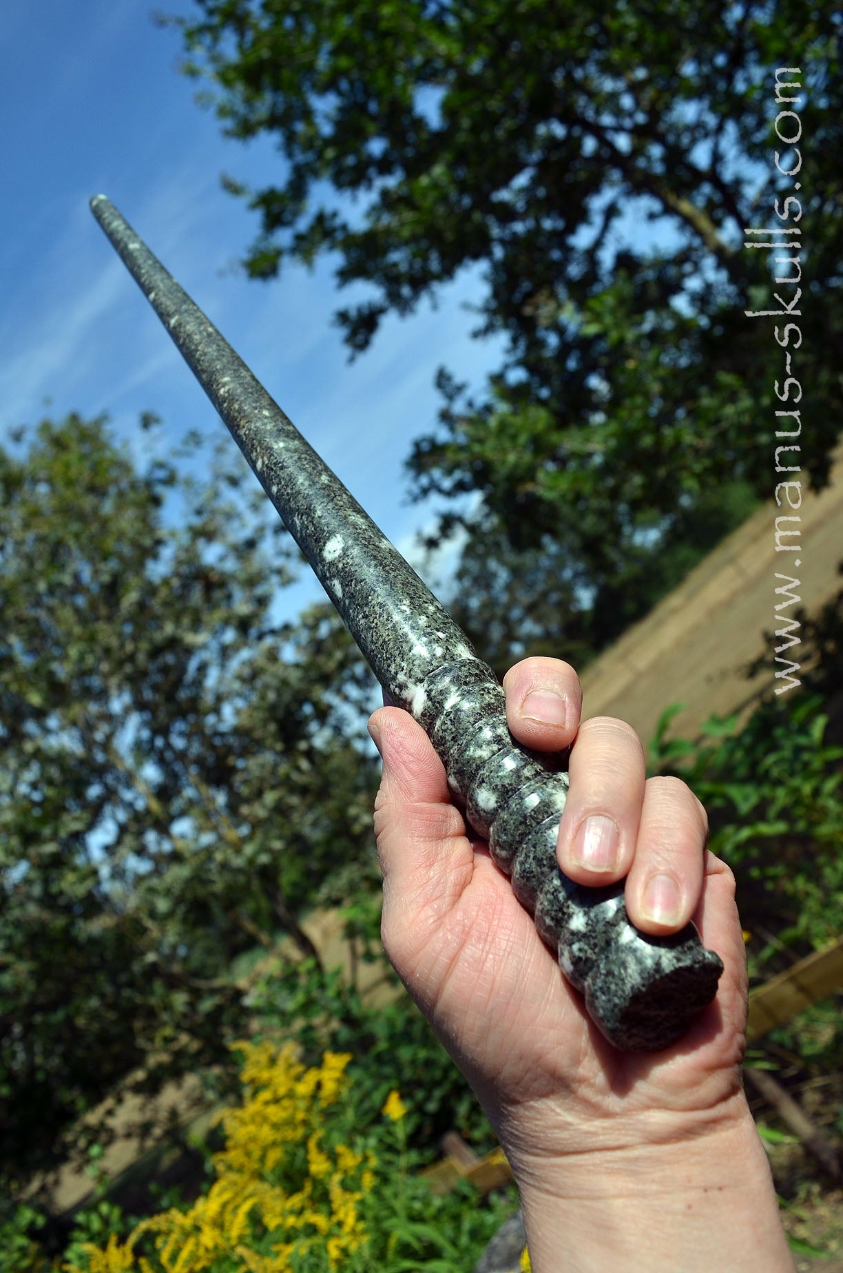 Manus skulls Evolians Dragolians unique Crystal Carvings handmade skulls dragons pendants preseli bluestone tribals spiritual meaning wand Unicorn ..  magical wand