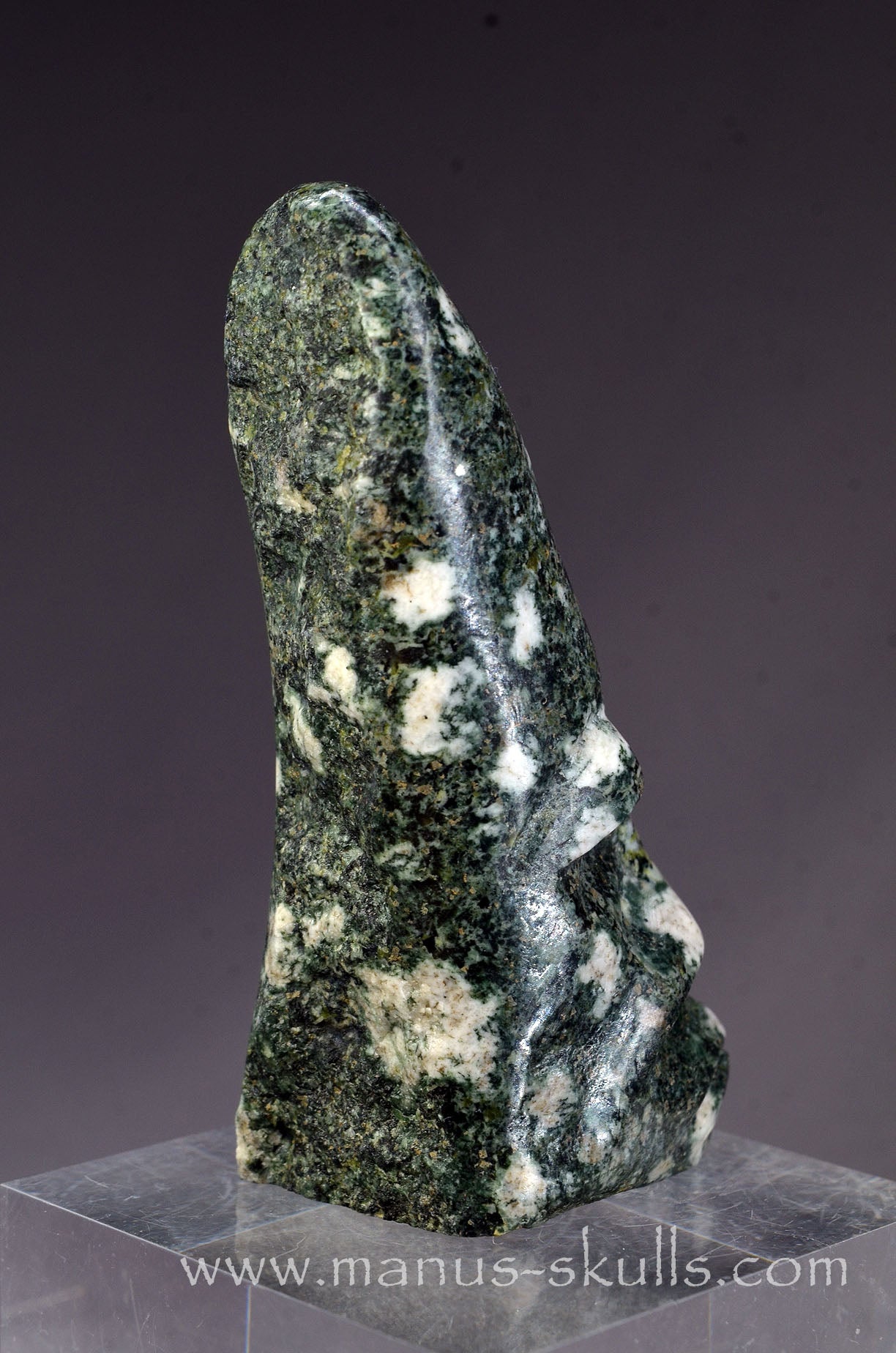 Preseli Bluestone Conehead Tribal Skull Spiral