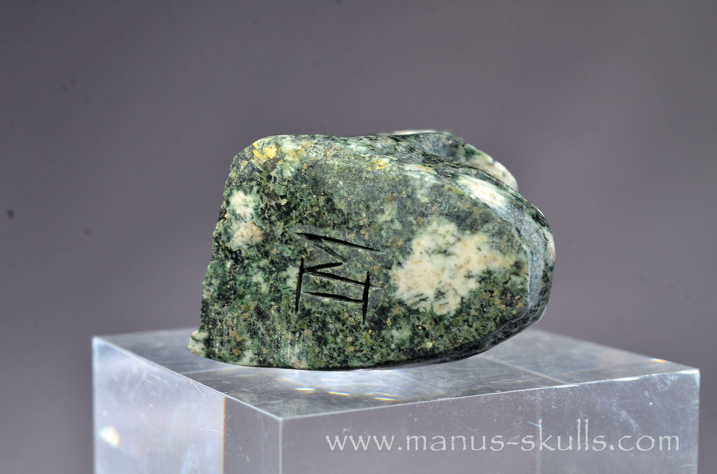 Preseli Bluestone Conehead Tribal Skull Spiral