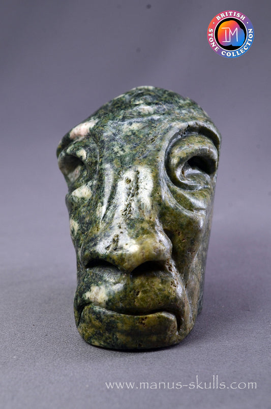 Preseli Bluestone Spiral Tribal Skull