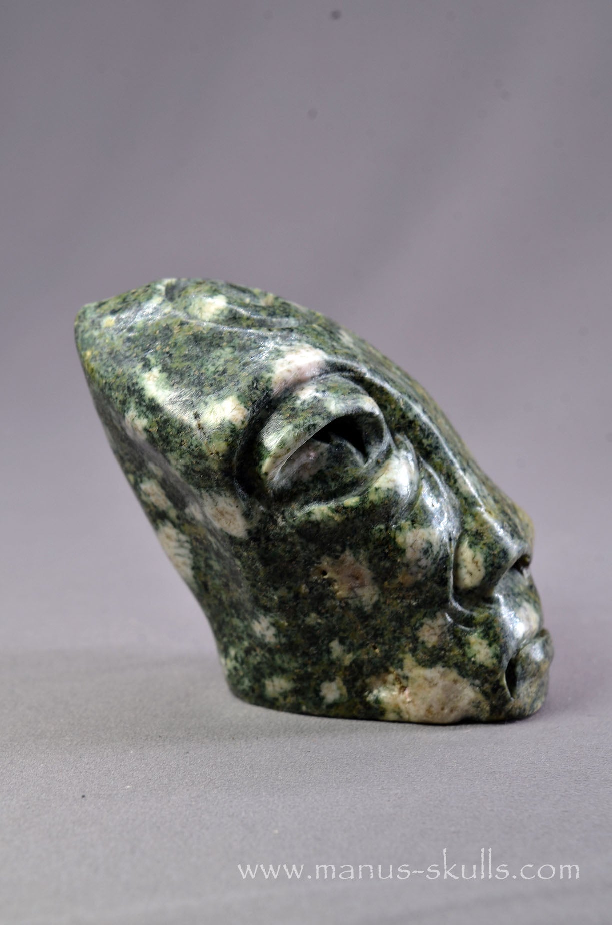 Preseli Bluestone Spiral Tribal Skull