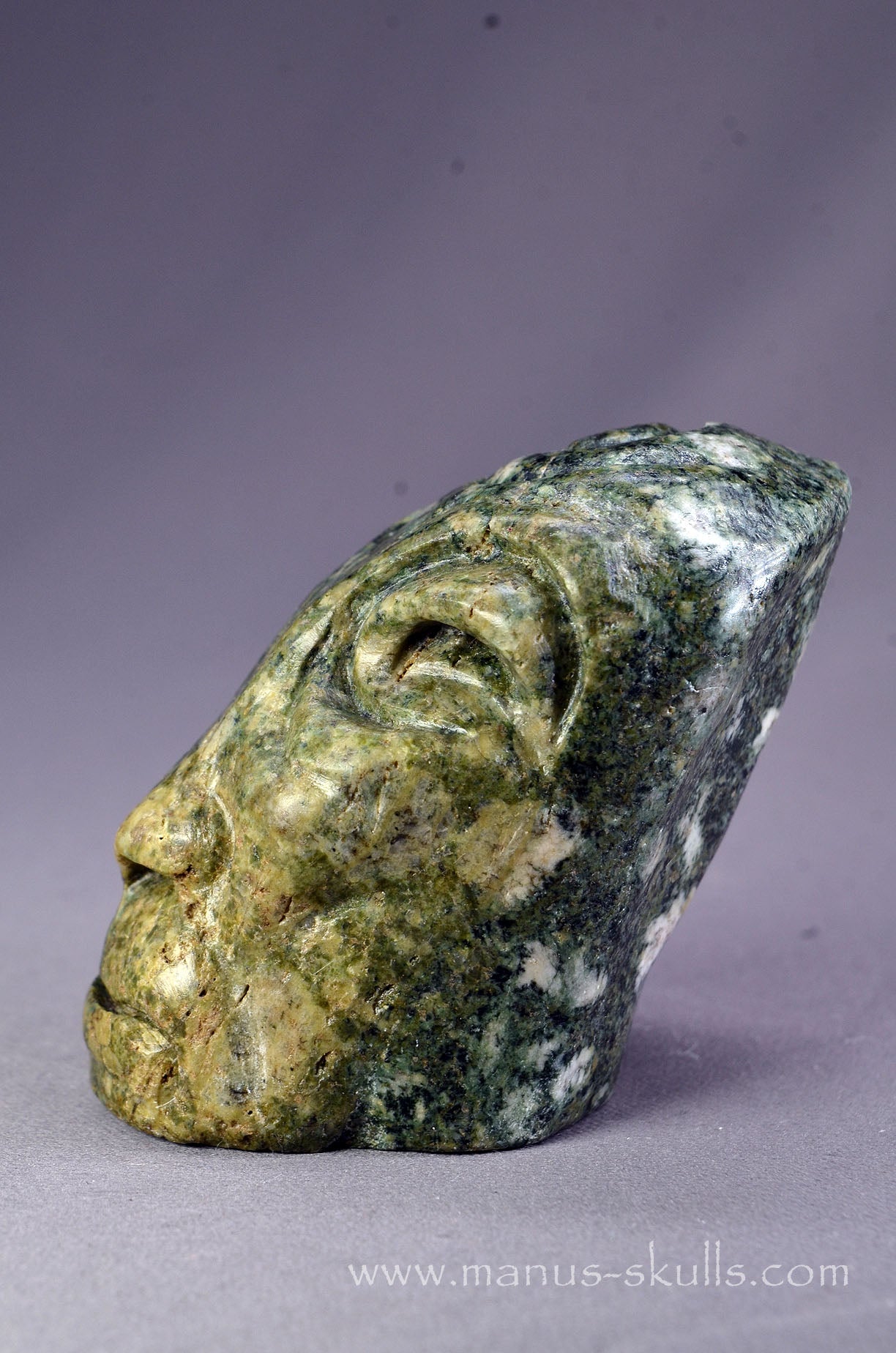 Preseli Bluestone Spiral Tribal Skull