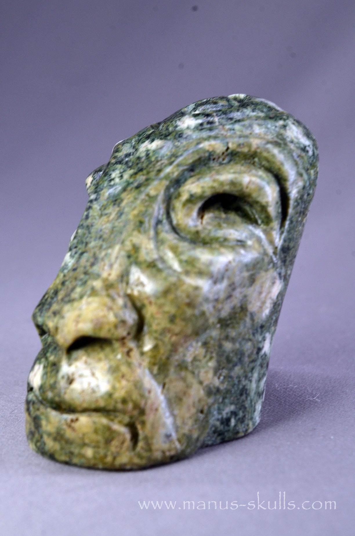 Preseli Bluestone Spiral Tribal Skull