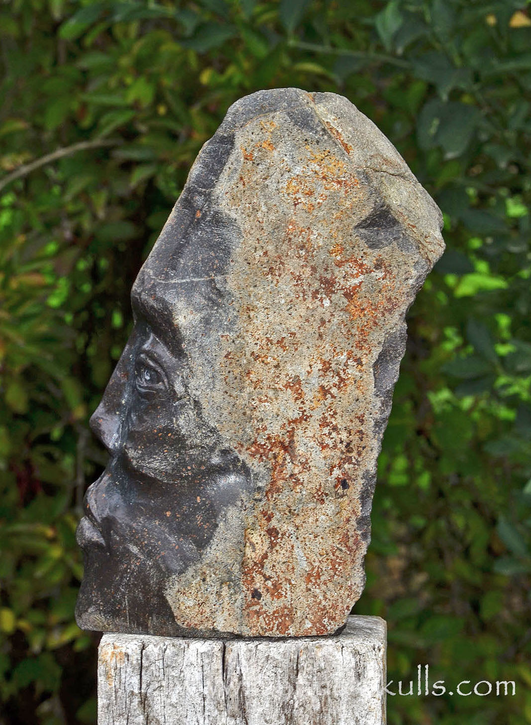 Basalt Woman Sculpture.