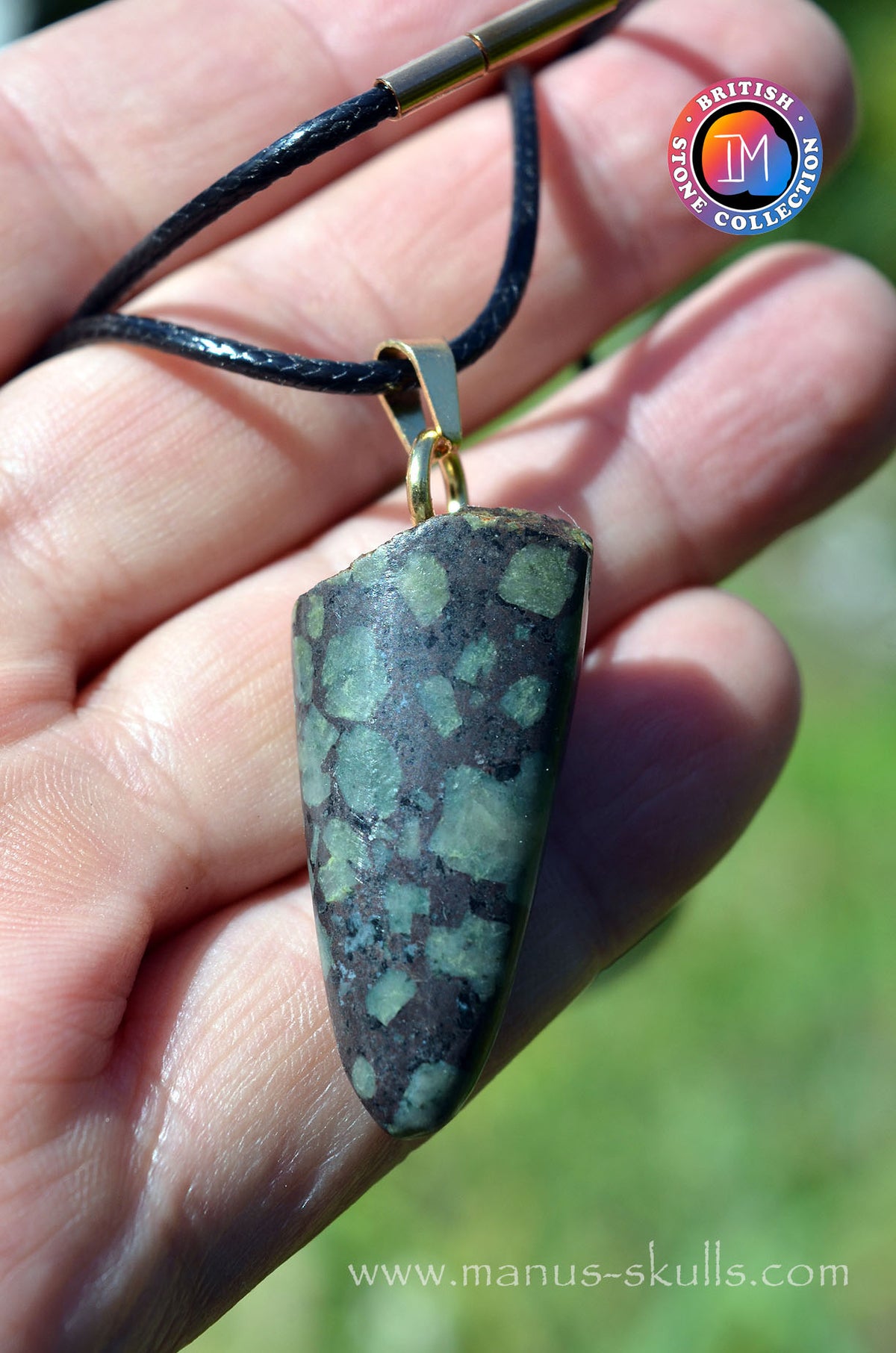 Lakelandite Tooth Pendant