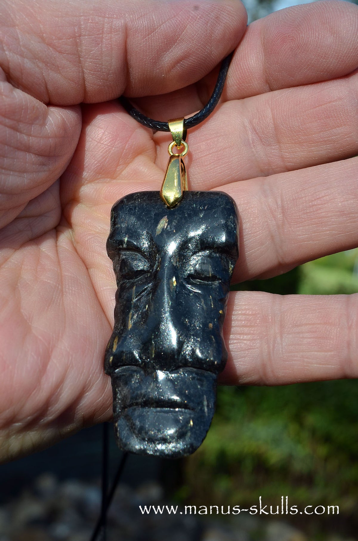 Nuummite Tribal Pendant