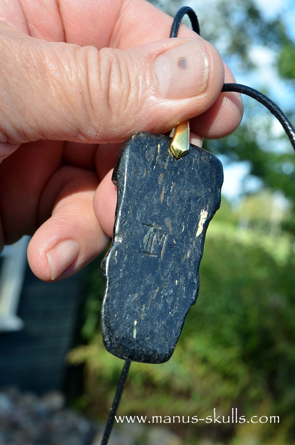 Nuummite Tribal Pendant