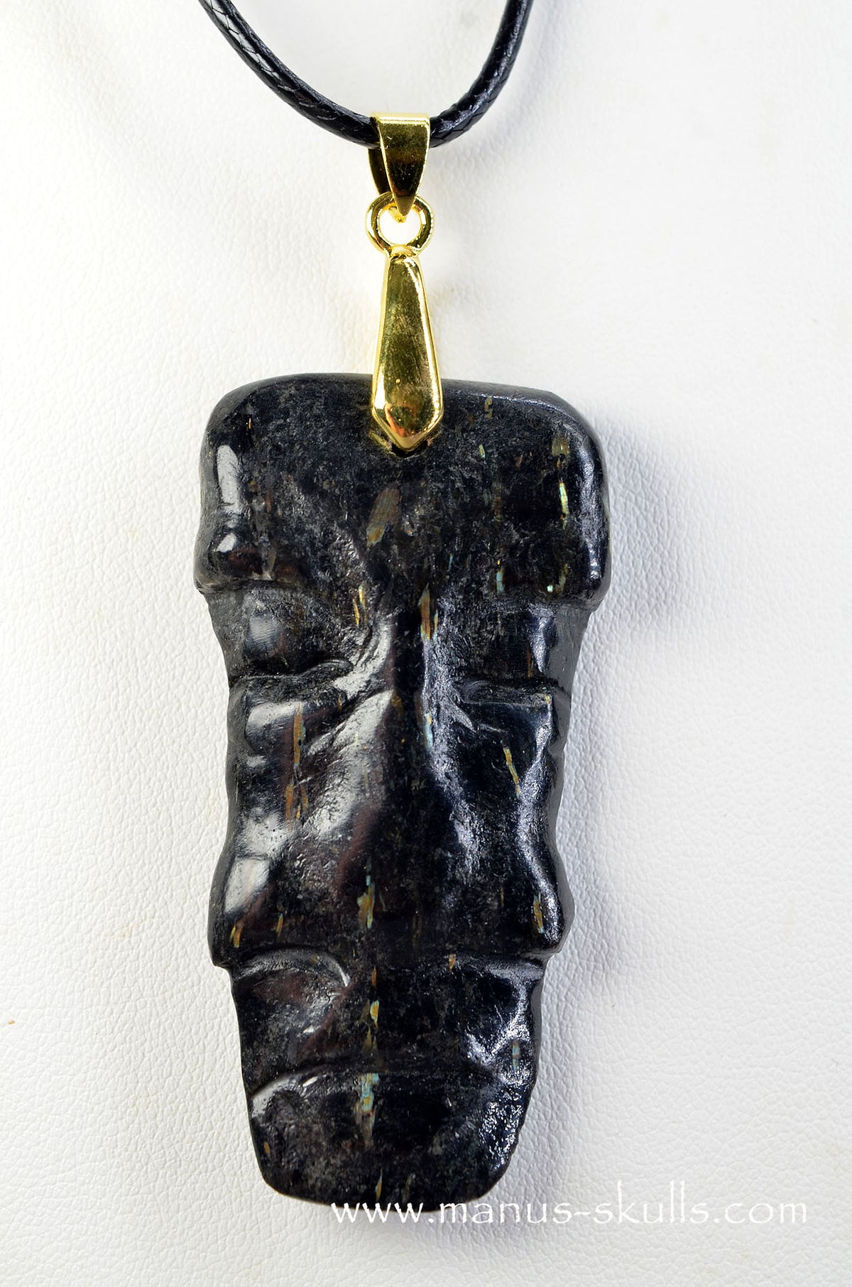 Nuummite Tribal Pendant