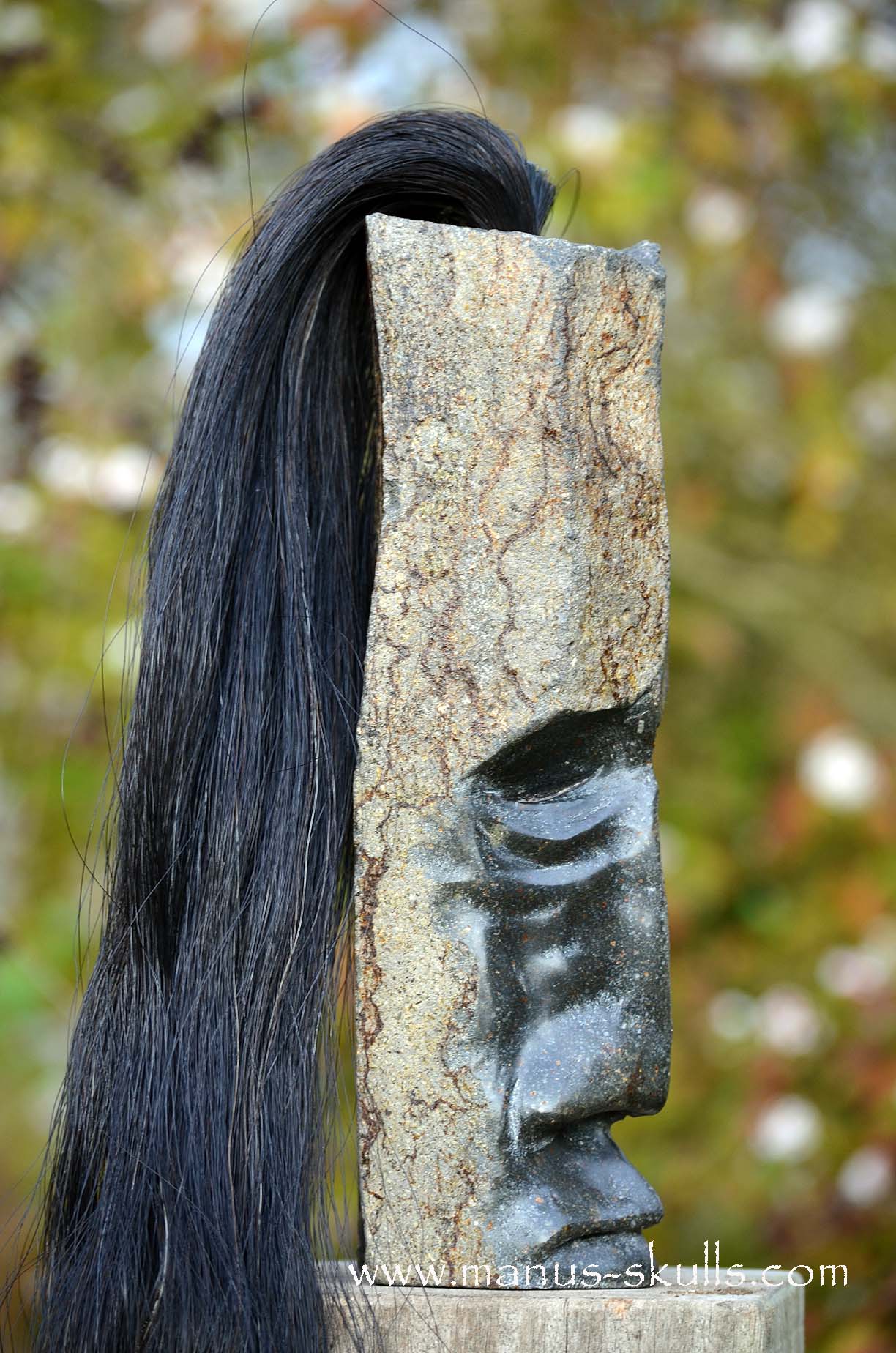 Manus skulls unique Crystal Carvings handmade skulls dragons pendants preseli bluestone tribals spiritual meaning wand Unicorn .. hexagonal basalt