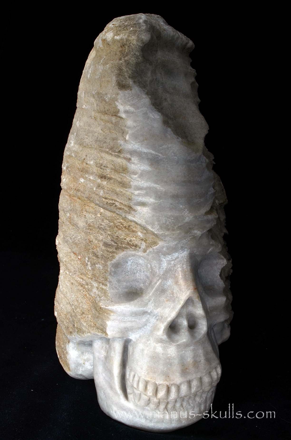 Special Greek Marble Skull