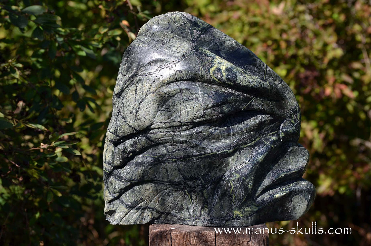 (Greek) SERPENTINE Forrest Spirit Tribal Skull Face
