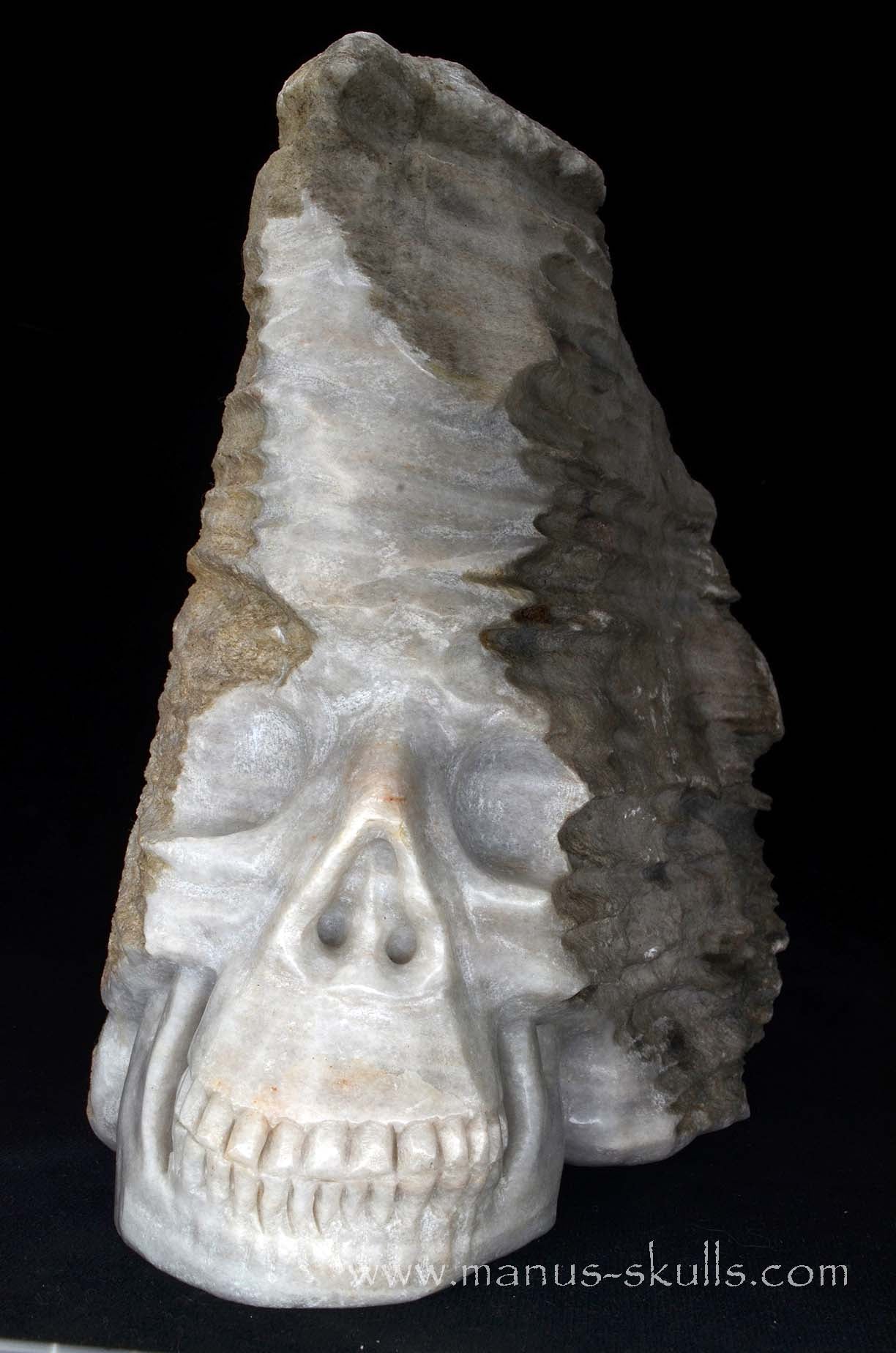 Manus skulls unique Crystal Carvings handmade skulls dragons pendants preseli bluestone tribals spiritual meaning wand Unicorn ..  greek marble