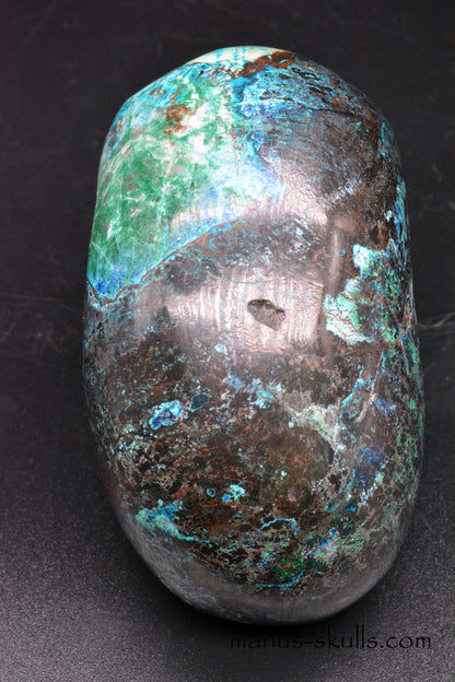 Shattuckite, Chrysocolla Skull