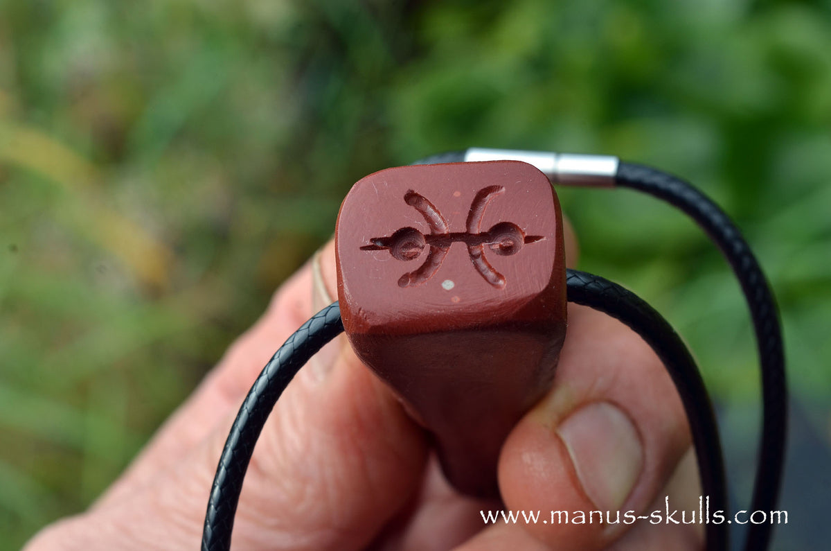 Catlinite Ancient Tribal Elder Pendant