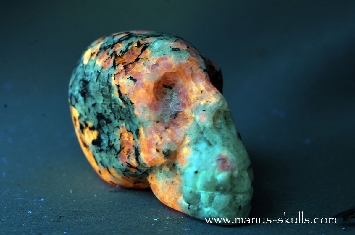 Extremely Rare Greenland Hackmanite Skull