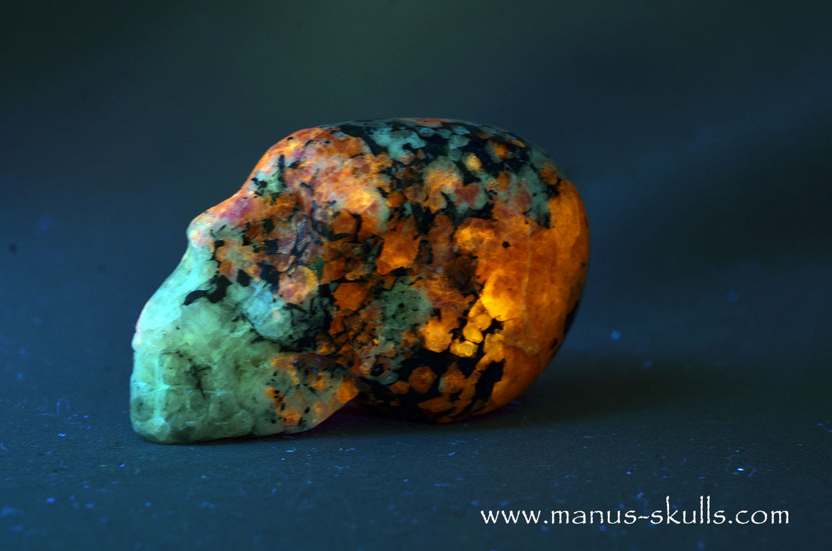 Extremely Rare Greenland Hackmanite Skull