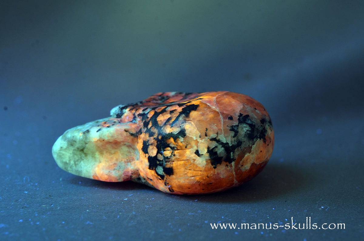 Extremely Rare Greenland Hackmanite Skull