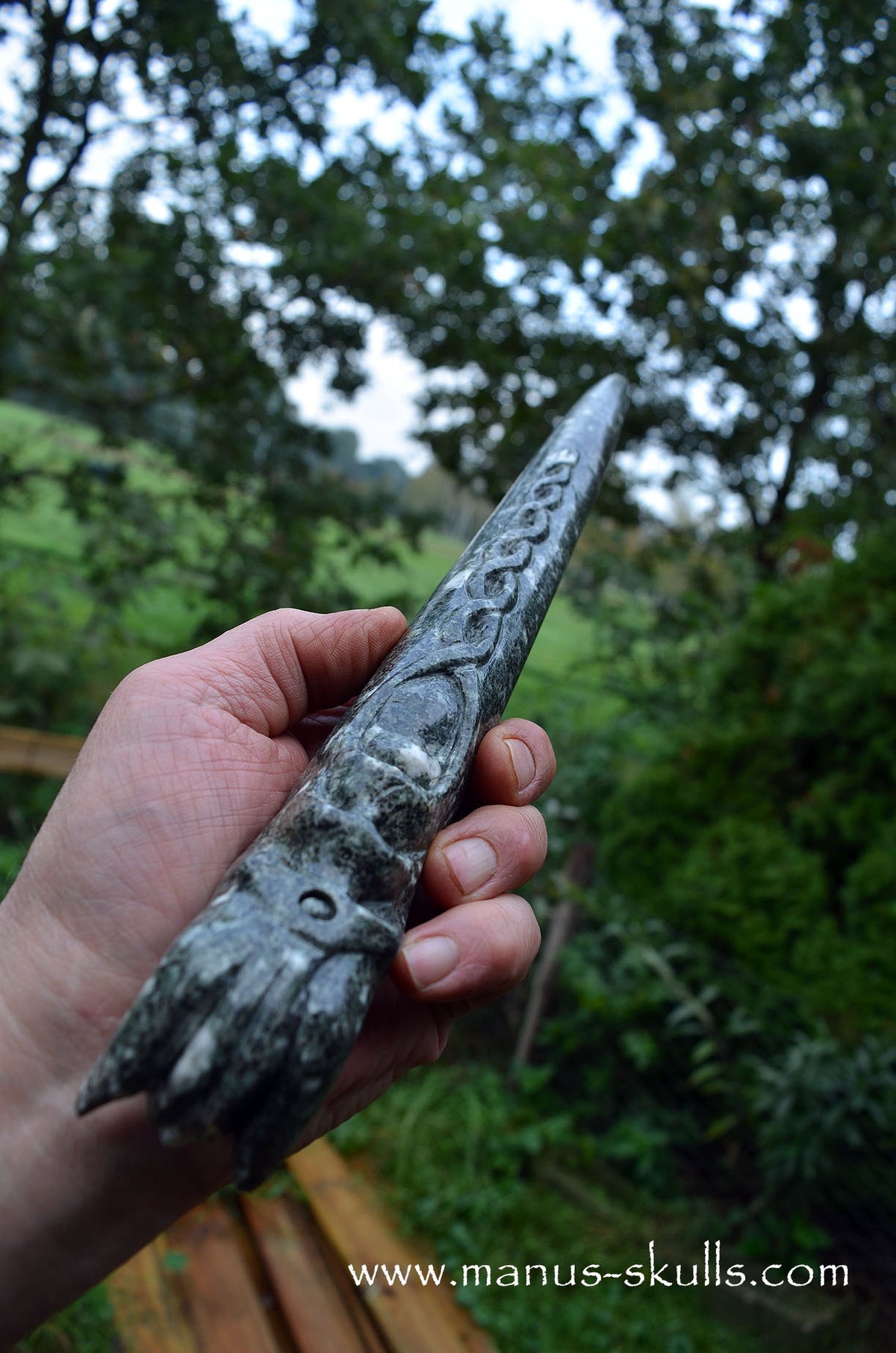 Manus skulls Evolians Dragolians unique Crystal Carvings handmade skulls dragons pendants preseli bluestone tribals spiritual meaning wand Unicorn .. 