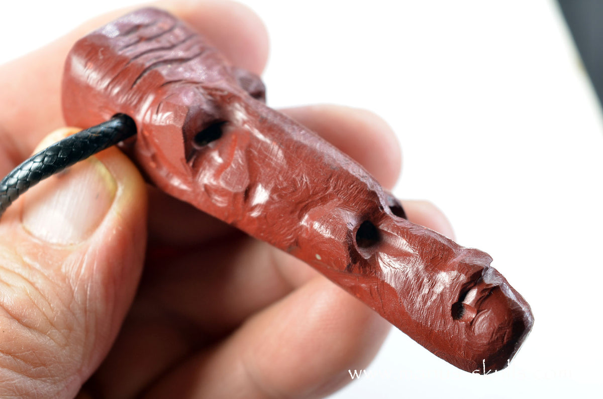 Catlinite Ancient Tribal Elder Pendant