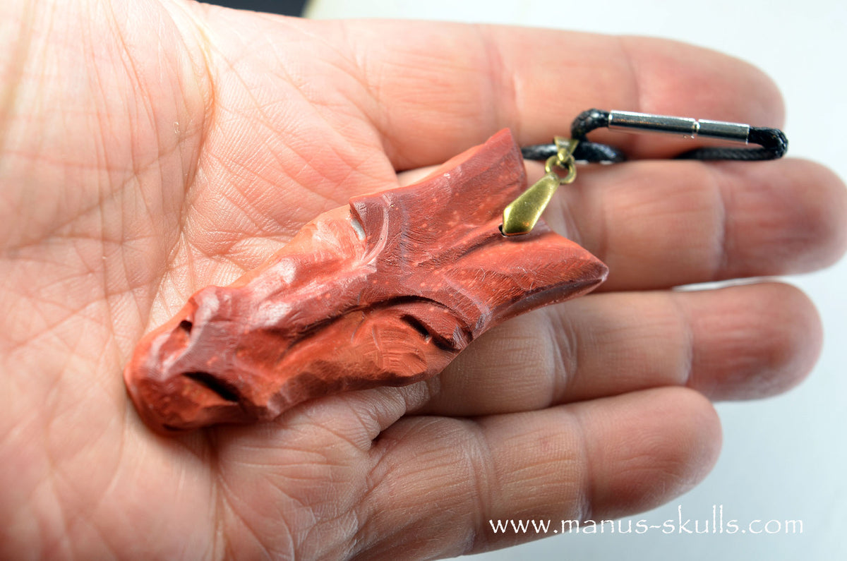 Catlinite Deer Spirit Pendant
