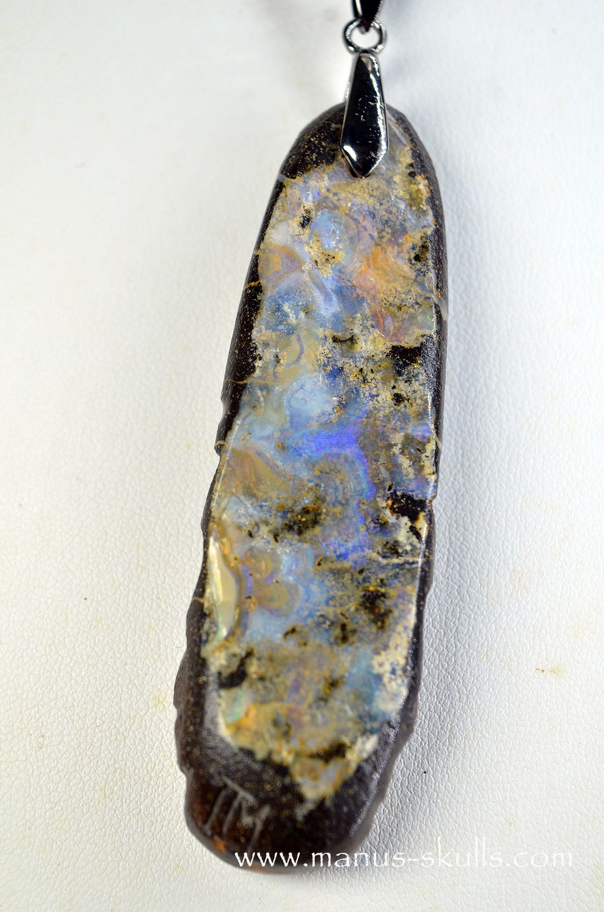 Boulder Opal Tribal Pendant