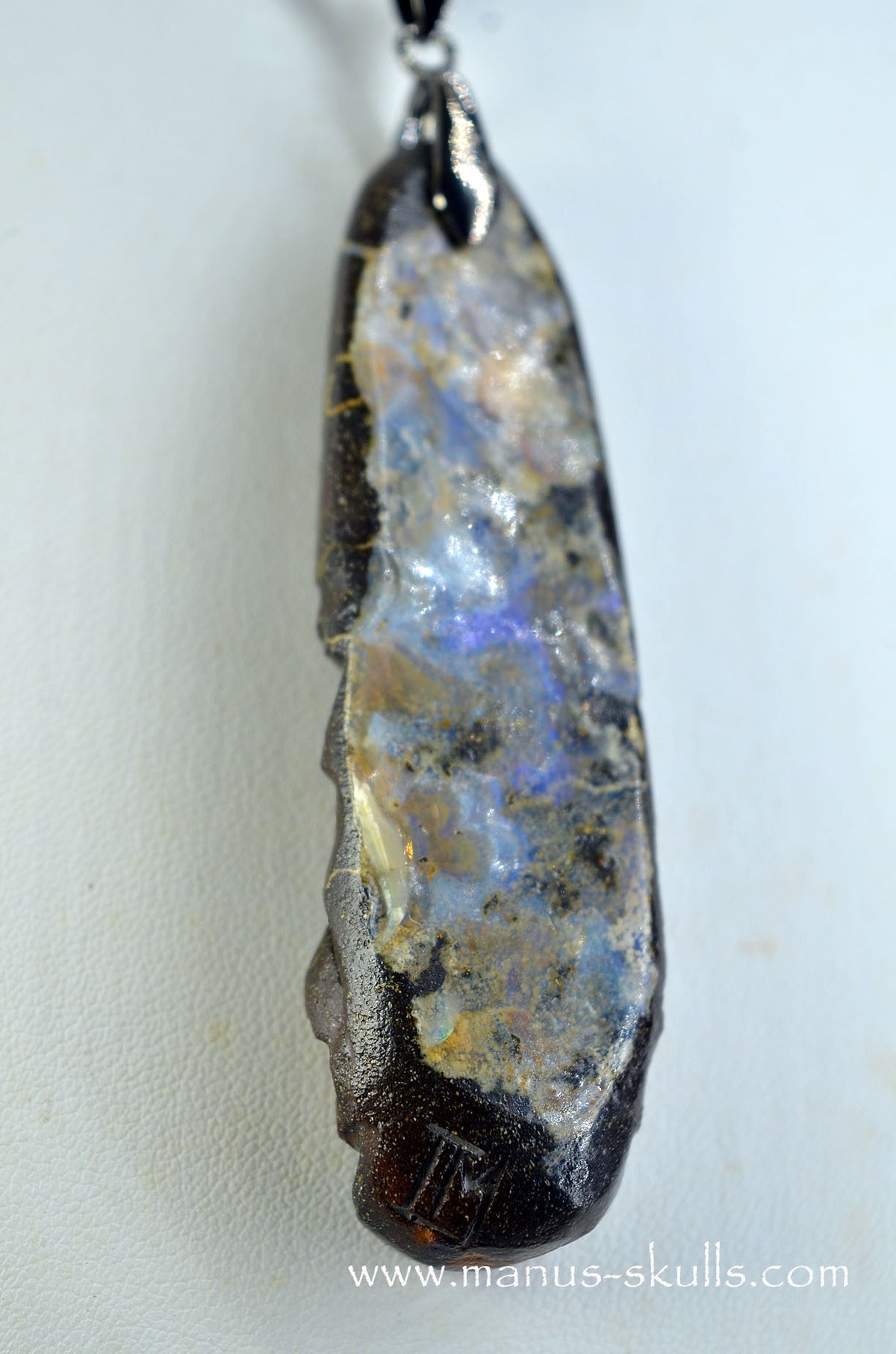 Boulder Opal Tribal Pendant