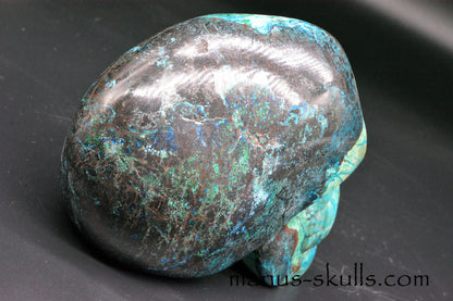 Shattuckite, Chrysocolla Skull